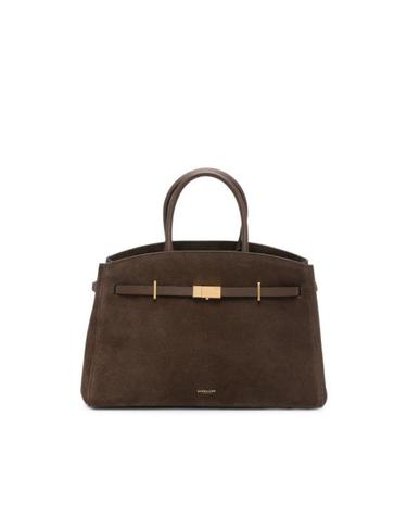 [해외직구] 26FW 드멜리어 The Midi Hudson 미디 허드슨 토트백 D111THE MIDI H SUEDESMOOT MOCHA BROWN