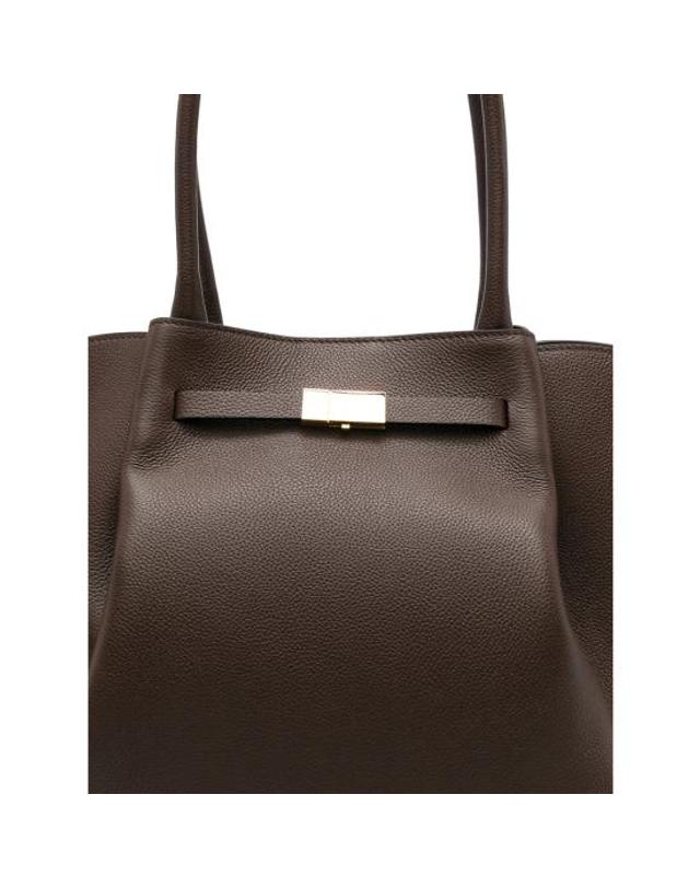 드멜리어 [해외직구] 26FW 드멜리어 토트백 D90 NEW YORK MOCHA BROWN 착용컷