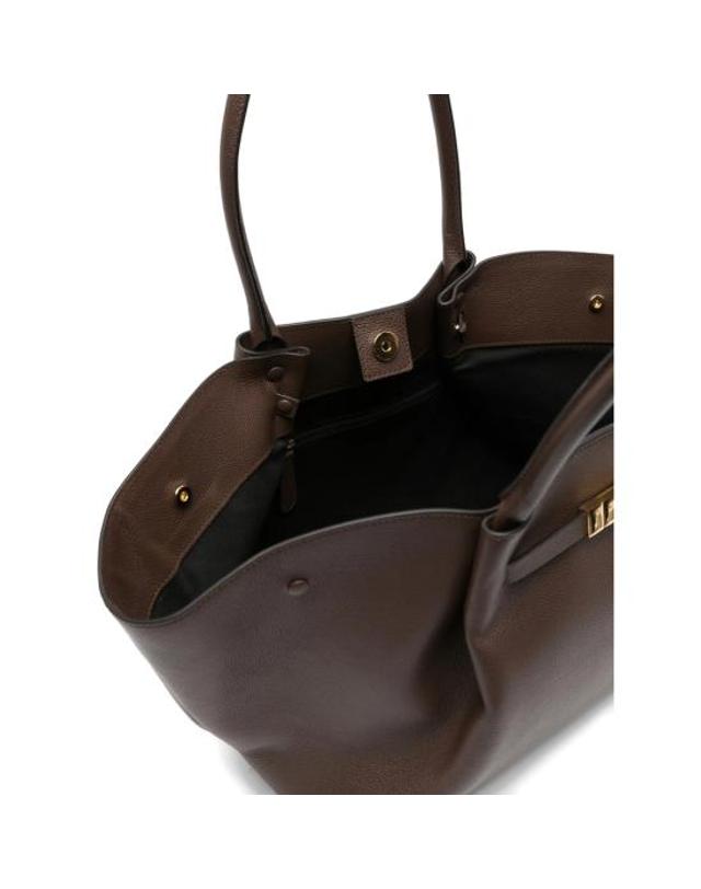 드멜리어 [해외직구] 26FW 드멜리어 토트백 D90 NEW YORK MOCHA BROWN 착용컷