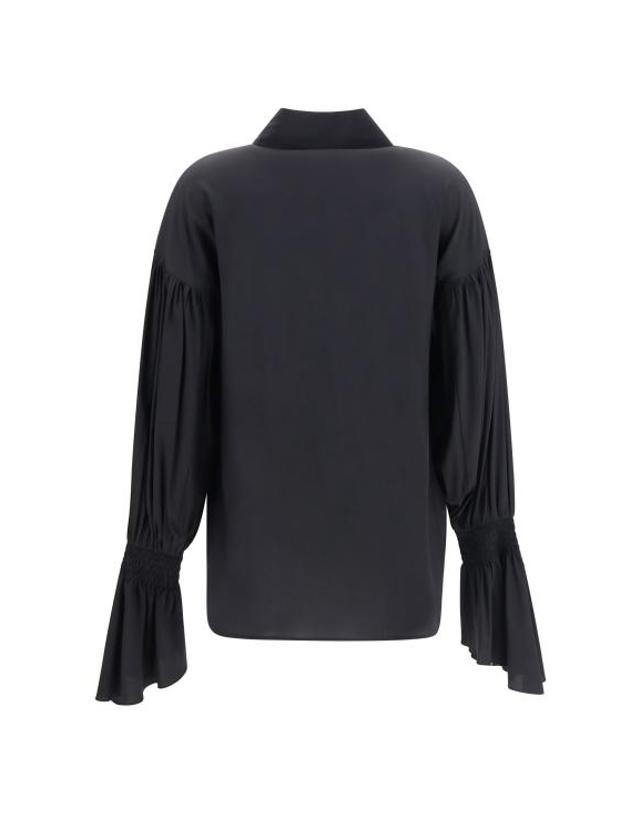 엘라 [해외직구] 26FW 엘라 셔츠 PSH246CREPE 3 BLACK 착용컷