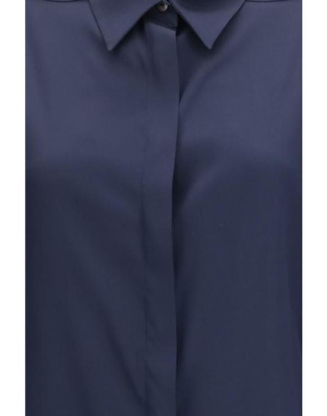 엘라 [해외직구] 26FW 엘라 셔츠 ASH251CREPE 2 NAVY 착용컷