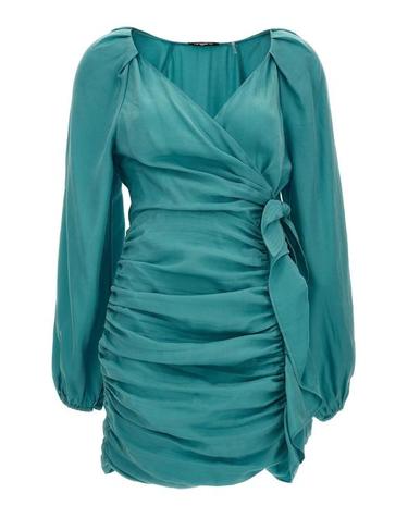 [해외직구] 23SS 엠마뉴엘 웅가로 숏 원피스 US3D16LAGOON Light Blue