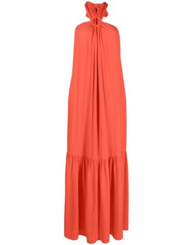 [해외직구] 23SS 에리카 카발리니 롱 원피스 E3ST20 LINETTEC45 Red
