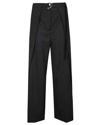 [해외직구] 24SS 에리카 카발리니 스트레이트 팬츠 P4SH06 Y69 0 BLACK