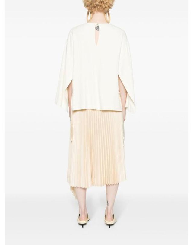에리카 카발리니 [해외직구] 24SS 에리카 카발리니 민소매 티셔츠 P4SR02 A20 White 착용컷