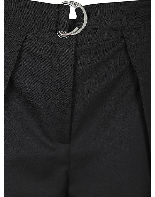 에리카 카발리니 [해외직구] 24SS 에리카 카발리니 스트레이트 팬츠 P4SH06 Y69 0 BLACK 착용컷