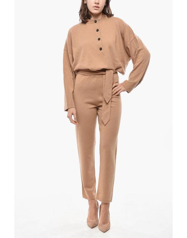 에리카 카발리니 [해외직구] 에리카 카발리니 스트레이트 팬츠 P4WB17WS B64 0 Beige 착용컷