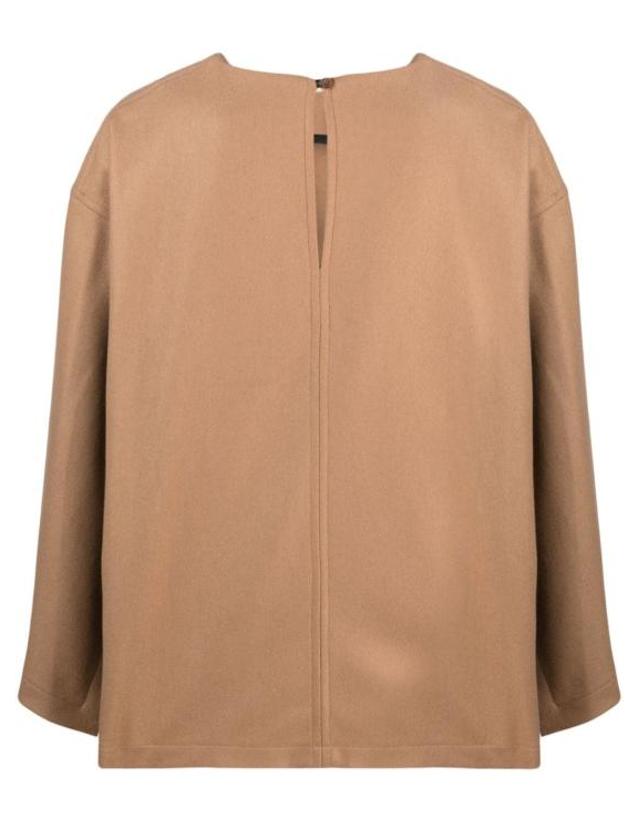 에리카 카발리니 [해외직구] 23FW 에리카 카발리니 긴팔 티셔츠 E3WM06NARAU45 CAMEL 착용컷