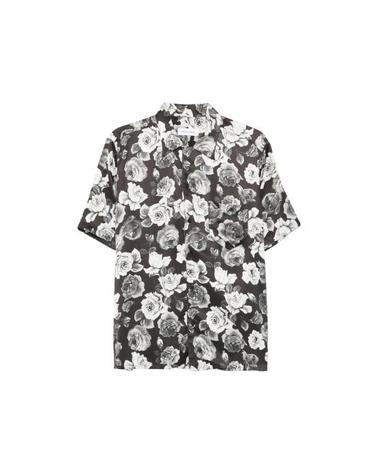 [해외직구] 26SS 어니스트 더블유 베이커 반팔 셔츠 SH35 SR03 ROSE BLACK WHITE