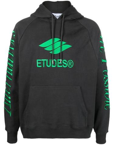[해외직구] 23SS 에뛰드스튜디오 후드 티셔츠 E23MM270A016 96 Black