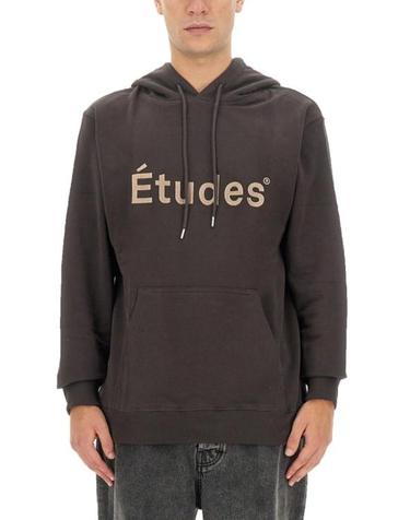 [해외직구] 23FW 에뛰드스튜디오 후드 티셔츠 H23MM255A01570 DKBROWN Black