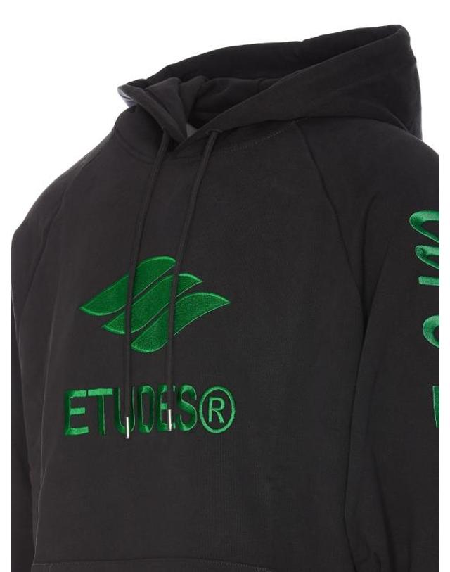 에뛰드스튜디오 [해외직구] 23SS 에뛰드스튜디오 후드 티셔츠 E23MM270A01696BLACK Black 착용컷