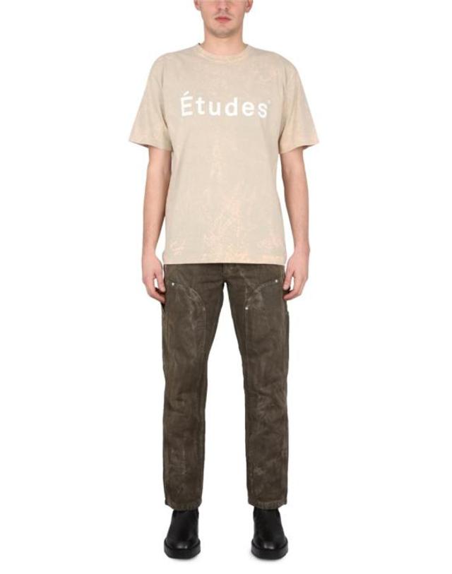 에뛰드스튜디오 [해외직구] 23SS 에뛰드스튜디오 데님 팬츠 E23MM582B00170 BROWN Brown 착용컷