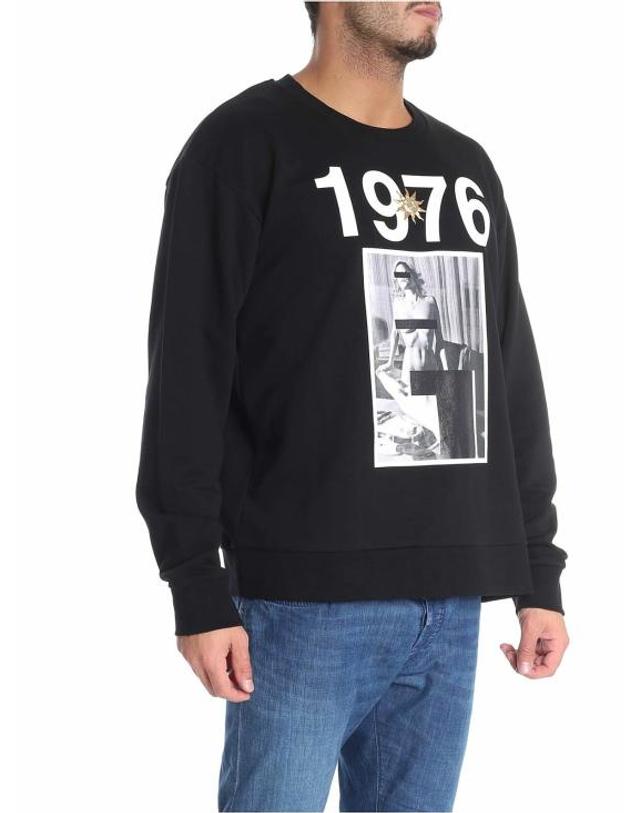 파우스토 푸글리시 [해외직구] 18FW 파우스토 푸글리시 긴팔 티셔츠 FPU7113P0306999 Black 착용컷