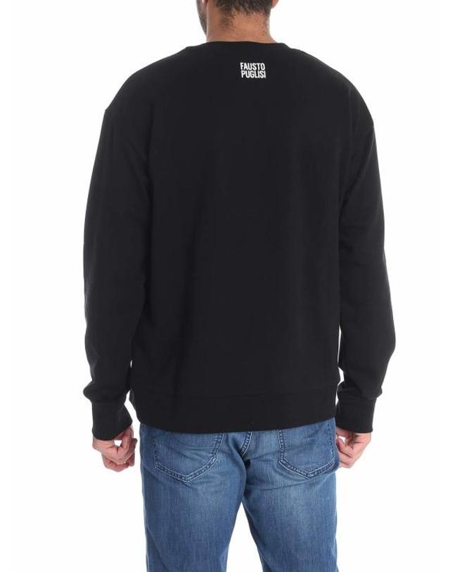 파우스토 푸글리시 [해외직구] 18FW 파우스토 푸글리시 긴팔 티셔츠 FPU7113P0306999 Black 착용컷