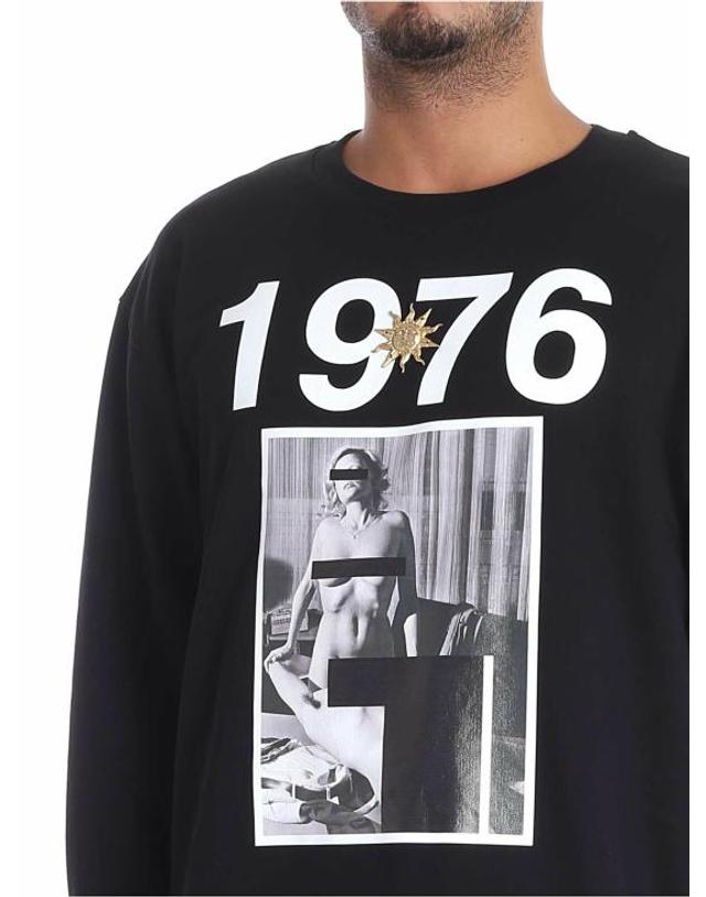 파우스토 푸글리시 [해외직구] 18FW 파우스토 푸글리시 긴팔 티셔츠 FPU7113P0306999 Black 착용컷
