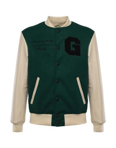 [해외직구] 26SS 줄리아노 갈리아노 봄버 자켓 VARSITY NAPPAVERDE Green
