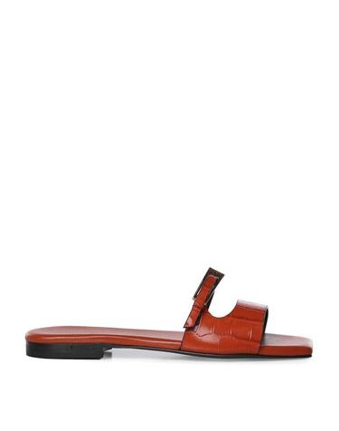 [해외직구] 26SS 줄리아노 갈리아노 뮬 슬리퍼 GD16BCOCCOCERALACCA Red