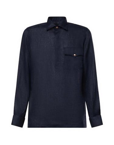[해외직구] 26SS 줄리아노 갈리아노 긴팔 셔츠 RITSBLU Blue