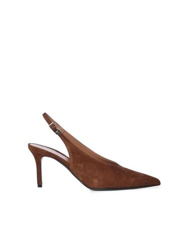 [해외직구] 26FW 줄리아노 갈리아노 힐 펌프스 TARA CAMOSCIOCIOCCOLATO CHOCOLATE