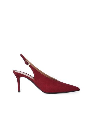 [해외직구] 26FW 줄리아노 갈리아노 힐 펌프스 TARA CAMOSCIOBORDEAUX