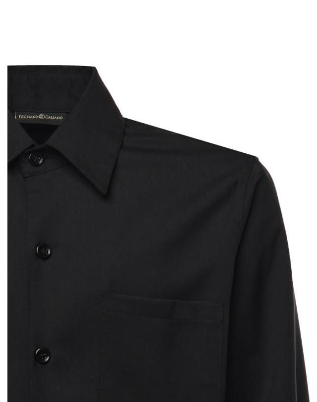줄리아노 갈리아노 [해외직구] 26SS 줄리아노 갈리아노 긴팔 셔츠 GABRY NERO Black 착용컷