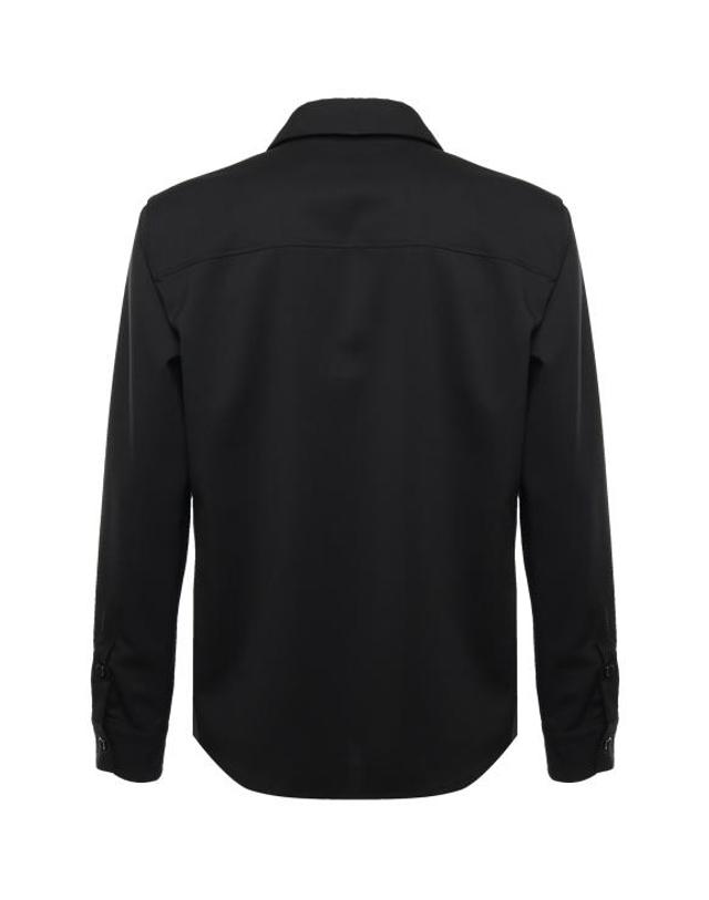 줄리아노 갈리아노 [해외직구] 26SS 줄리아노 갈리아노 긴팔 셔츠 GABRY NERO Black 착용컷