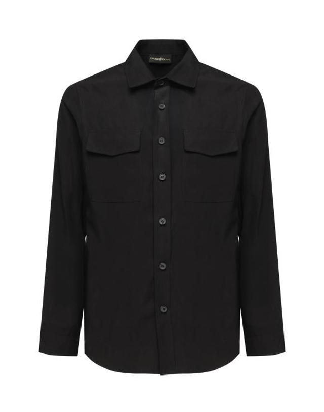 줄리아노 갈리아노 [해외직구] 26SS 줄리아노 갈리아노 긴팔 셔츠 PHANTER NERO BLACK 착용컷