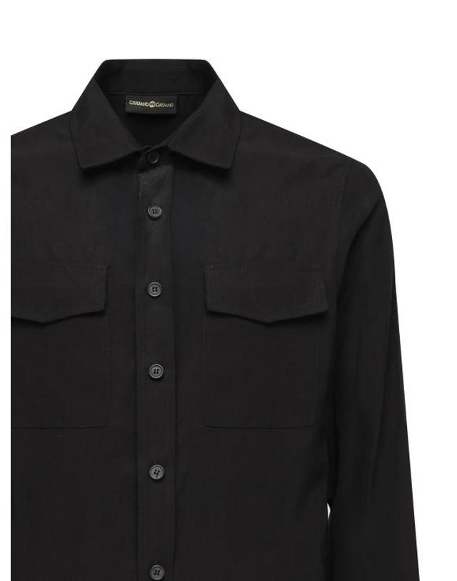 줄리아노 갈리아노 [해외직구] 26SS 줄리아노 갈리아노 긴팔 셔츠 PHANTER NERO BLACK 착용컷