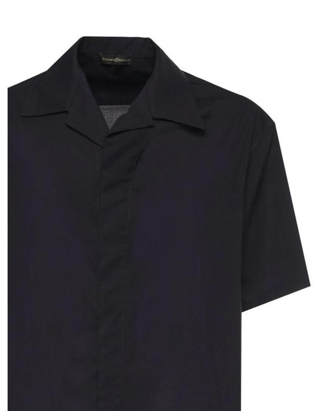 줄리아노 갈리아노 [해외직구] 26SS 줄리아노 갈리아노 반팔 셔츠 VOLTENBLU Blue 착용컷