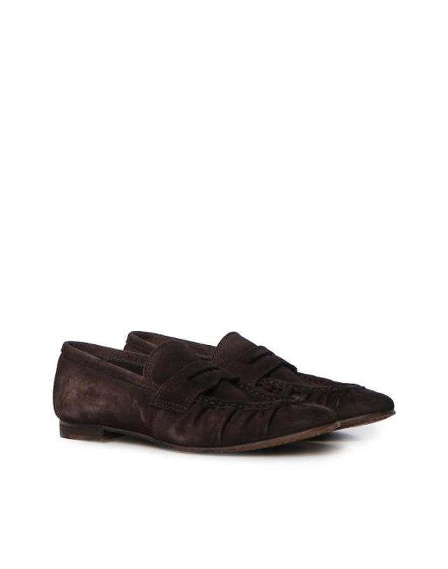 줄리아노 갈리아노 [해외직구] 26SS 줄리아노 갈리아노 로퍼 JACOB CAMOSCIOT MORO DARK BROWN 착용컷