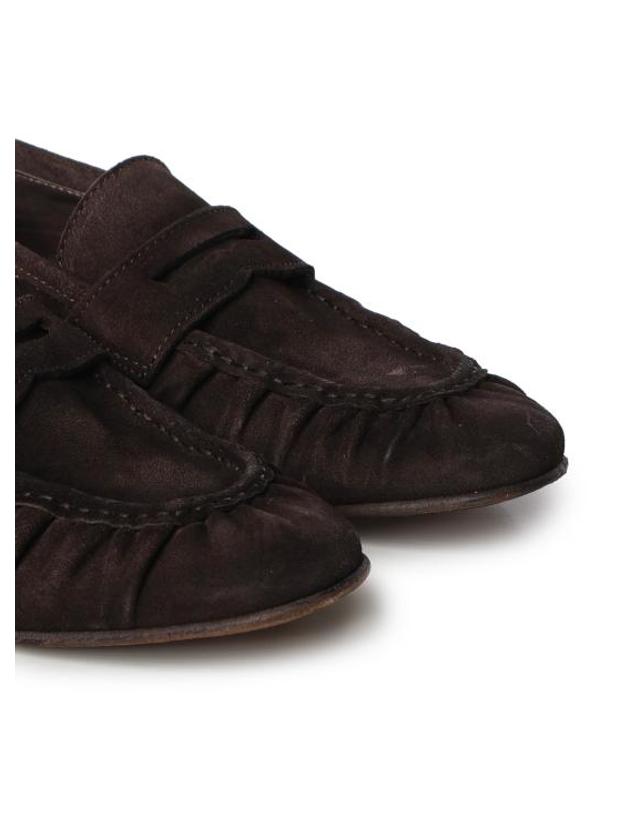 줄리아노 갈리아노 [해외직구] 26SS 줄리아노 갈리아노 로퍼 JACOB CAMOSCIOT MORO DARK BROWN 착용컷