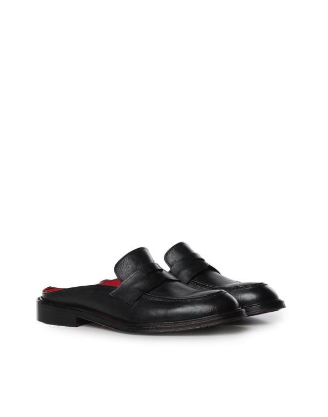 줄리아노 갈리아노 [해외직구] 26SS 줄리아노 갈리아노 뮬 슬리퍼 ELLIS BUFALONERO BLACK 착용컷