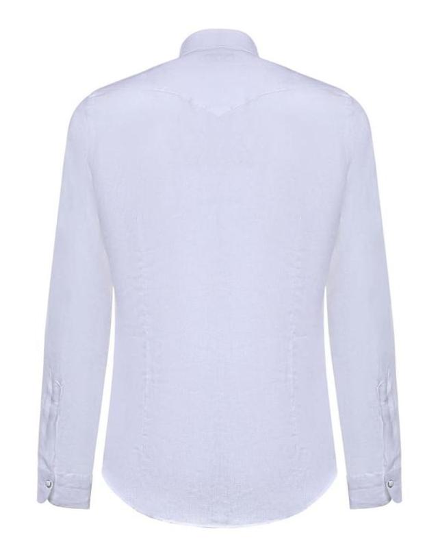 줄리아노 갈리아노 [해외직구] 26SS 줄리아노 갈리아노 긴팔 셔츠 SAVOYBIANCO White 착용컷