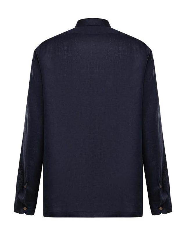 줄리아노 갈리아노 [해외직구] 26SS 줄리아노 갈리아노 긴팔 셔츠 RITSBLU Blue 착용컷