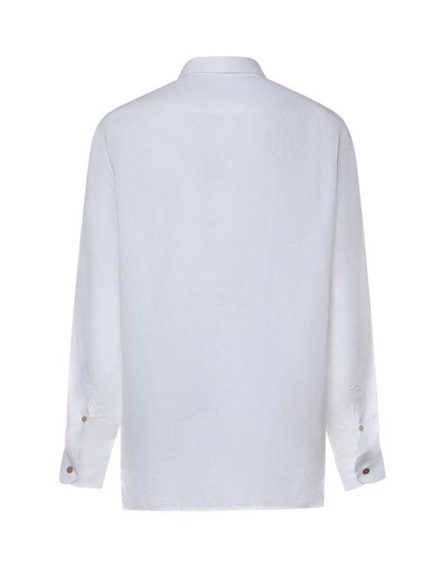 줄리아노 갈리아노 [해외직구] 26SS 줄리아노 갈리아노 폴로 티셔츠 ATLANTISBIANCO WHITE 착용컷