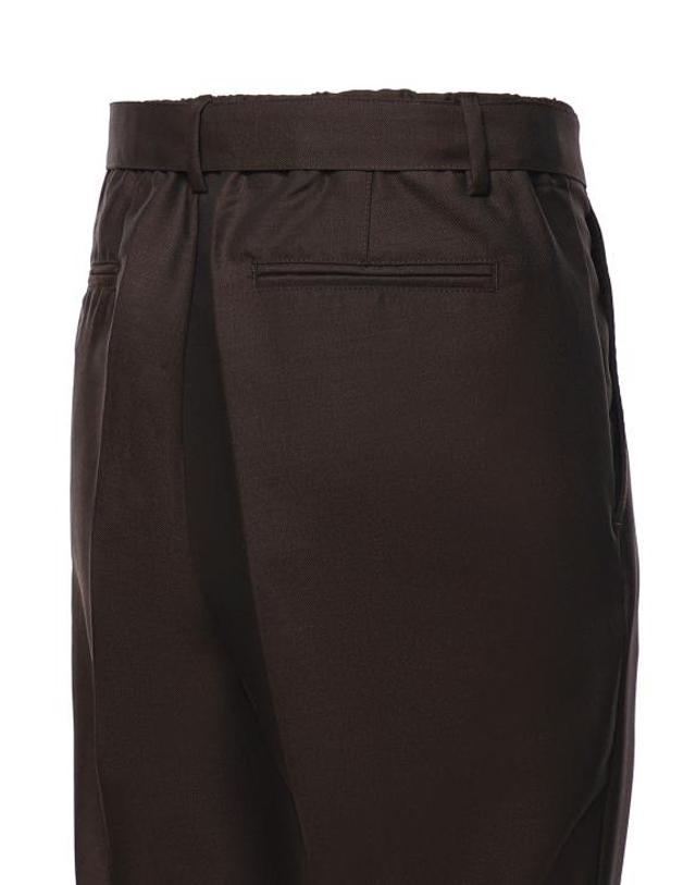 줄리아노 갈리아노 [해외직구] 26FW 줄리아노 갈리아노 팬츠 JOSE MORO DARK BROWN 착용컷