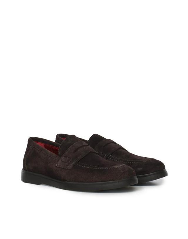 줄리아노 갈리아노 [해외직구] 26FW 줄리아노 갈리아노 로퍼 MADRID CAMOSCIOT MORO DARK BROWN 착용컷