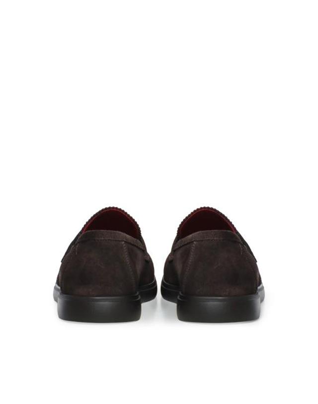 줄리아노 갈리아노 [해외직구] 26FW 줄리아노 갈리아노 로퍼 MADRID CAMOSCIOT MORO DARK BROWN 착용컷
