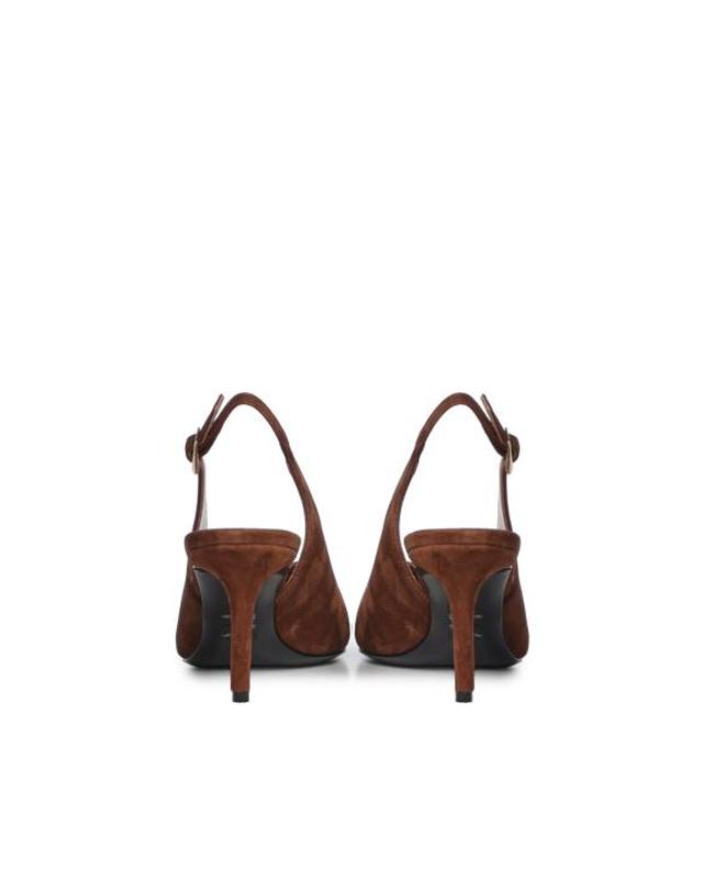 줄리아노 갈리아노 [해외직구] 26FW 줄리아노 갈리아노 힐 펌프스 TARA CAMOSCIOCIOCCOLATO CHOCOLATE 착용컷