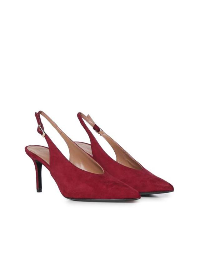 줄리아노 갈리아노 [해외직구] 26FW 줄리아노 갈리아노 힐 펌프스 TARA CAMOSCIOBORDEAUX 착용컷