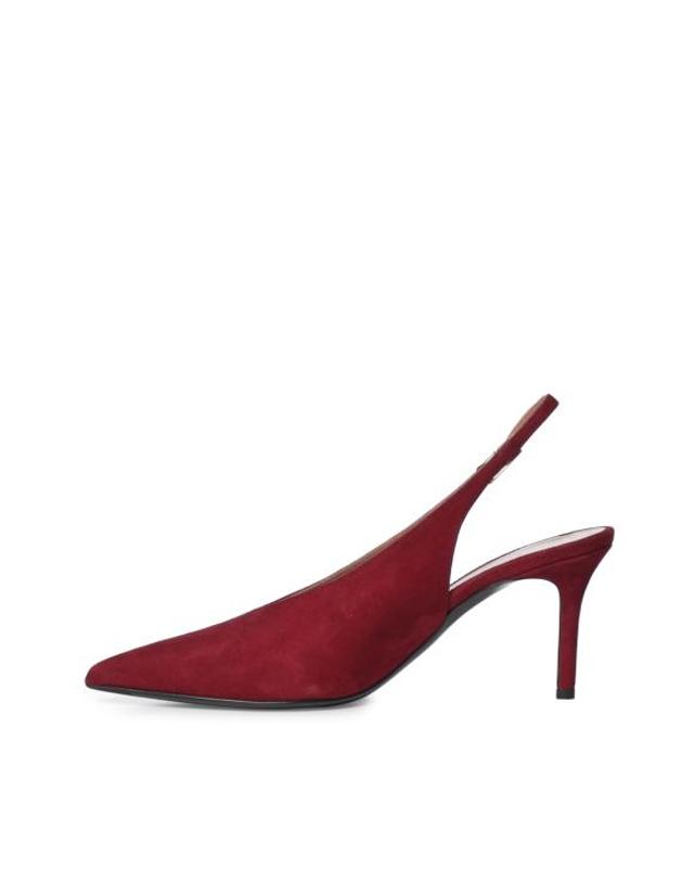 줄리아노 갈리아노 [해외직구] 26FW 줄리아노 갈리아노 힐 펌프스 TARA CAMOSCIOBORDEAUX 착용컷