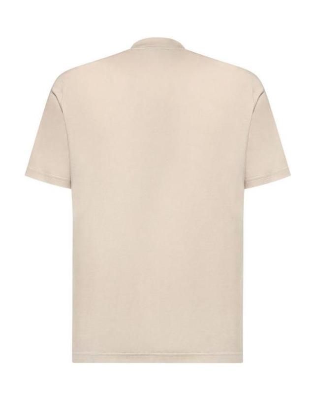 줄리아노 갈리아노 [해외직구] 26FW 줄리아노 갈리아노 반팔 티셔츠 VICEARTICO BEIGE 착용컷