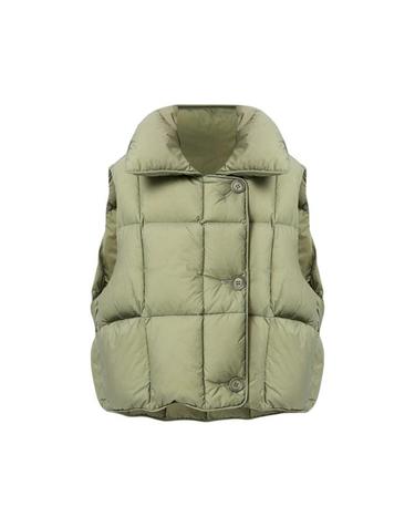 [해외직구] 25FW 옌키옌키 숏패딩 COZY CLOUD VEST MICRO OLIVE GREEN