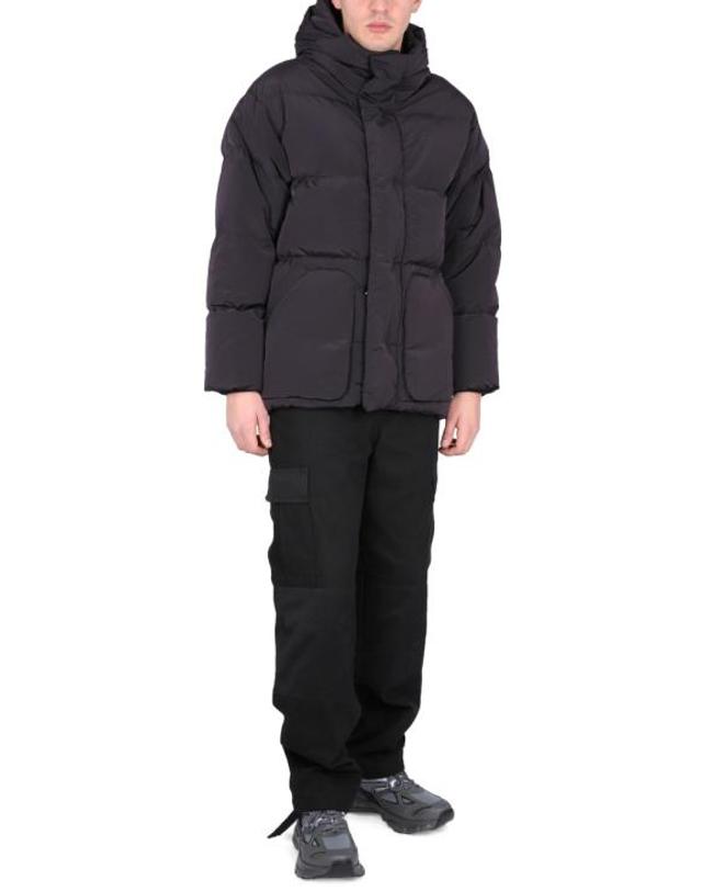 옌키옌키 [해외직구] 22FW 옌키옌키 숏패딩 MICHLINMAN BLACK 착용컷