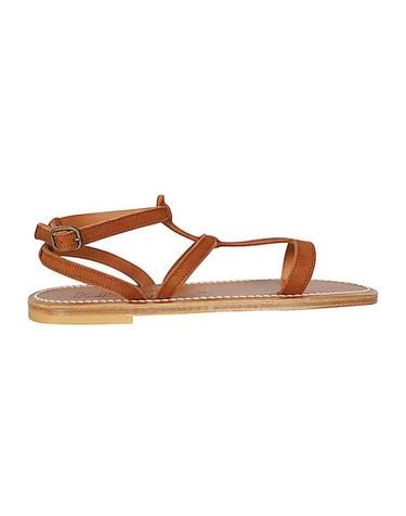 [해외직구] 26SS 케이자크 샌들 0J317113VEL BROWN