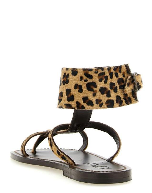 케이자크 [해외직구] 26FW 케이자크 샌들 CARAVELLEMOKAHORSYLEOPARD Brown 착용컷