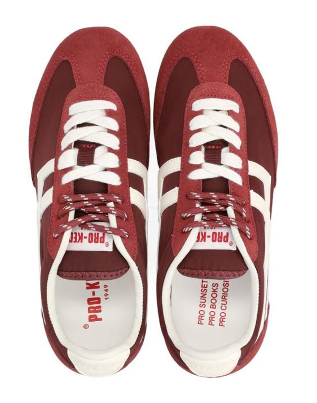 케즈 [해외직구] 26FW 케즈 스니커즈 R7426SLWNS BX00004 BORDEAUX IVORY 착용컷