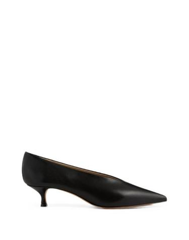[해외직구] 26FW 르 몽드 베릴 힐 펌프스 BKTLEA BLA BLACK
