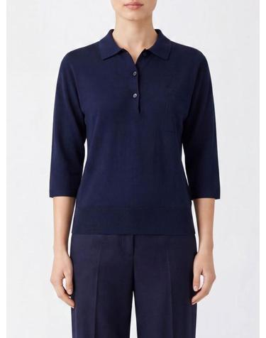 [해외직구] 26FW 리사 양 폴로 티셔츠 2026449 NA Navy